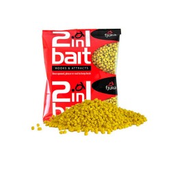 FJuka 2 in 1 baits 3mm micro geel